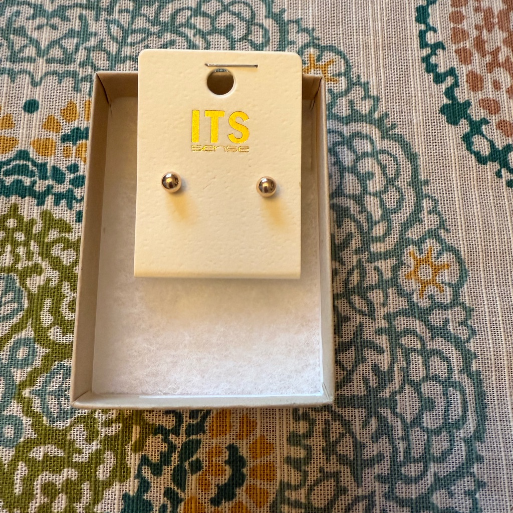 Nwt Classic Gold Ball Earrings